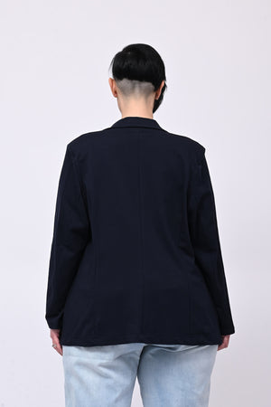 Giacca felpa tasche - Blu