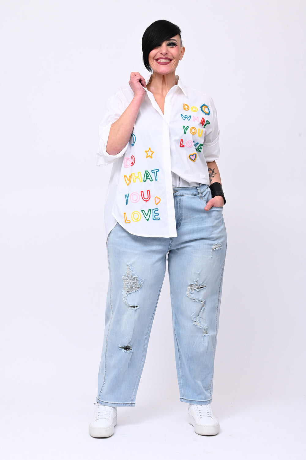 Camicia YOU LOVE - Bianco