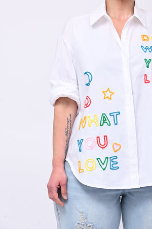 Camicia YOU LOVE - Bianco