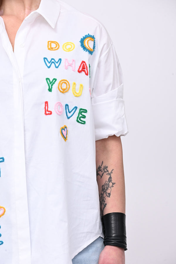 Camicia YOU LOVE - Bianco