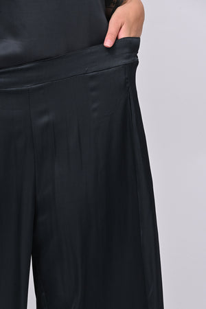 Pantalone raso baloon - Piombo