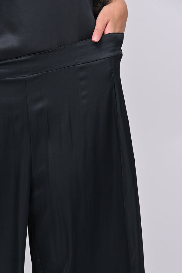 Pantalone raso baloon - Piombo