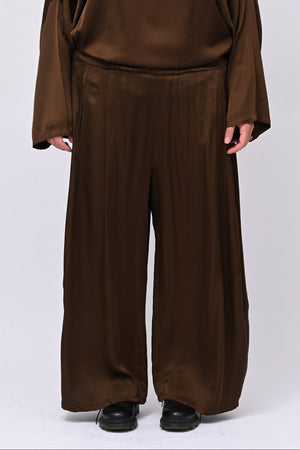 Pantalone raso baloon - Bruciato