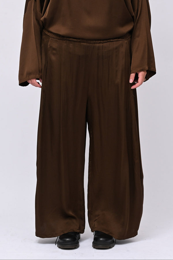 Pantalone raso baloon - Bruciato