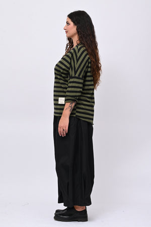 Pantalone tecnico crop - Nero