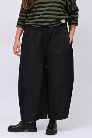 Pantalone tecnico crop - Nero
