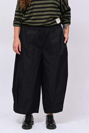 Pantalone tecnico crop - Nero