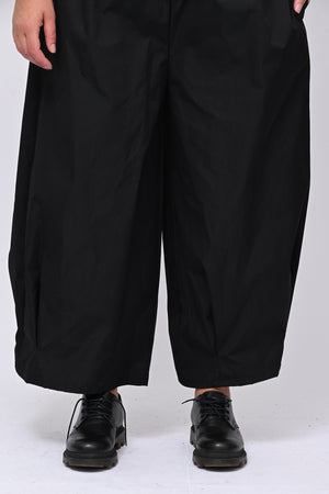 Pantalone tecnico crop - Nero