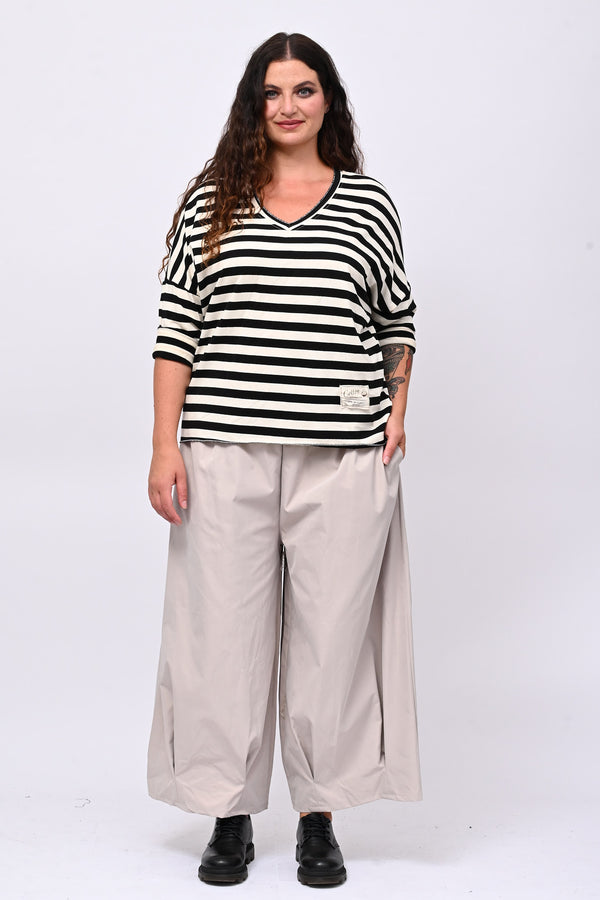 Pantalone tecnico crop - Greige