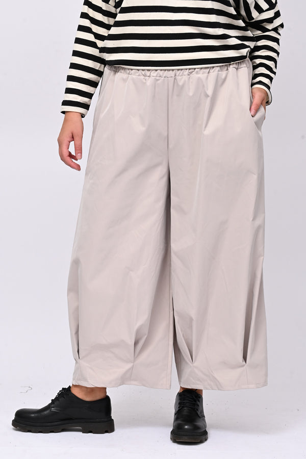 Pantalone tecnico crop - Greige