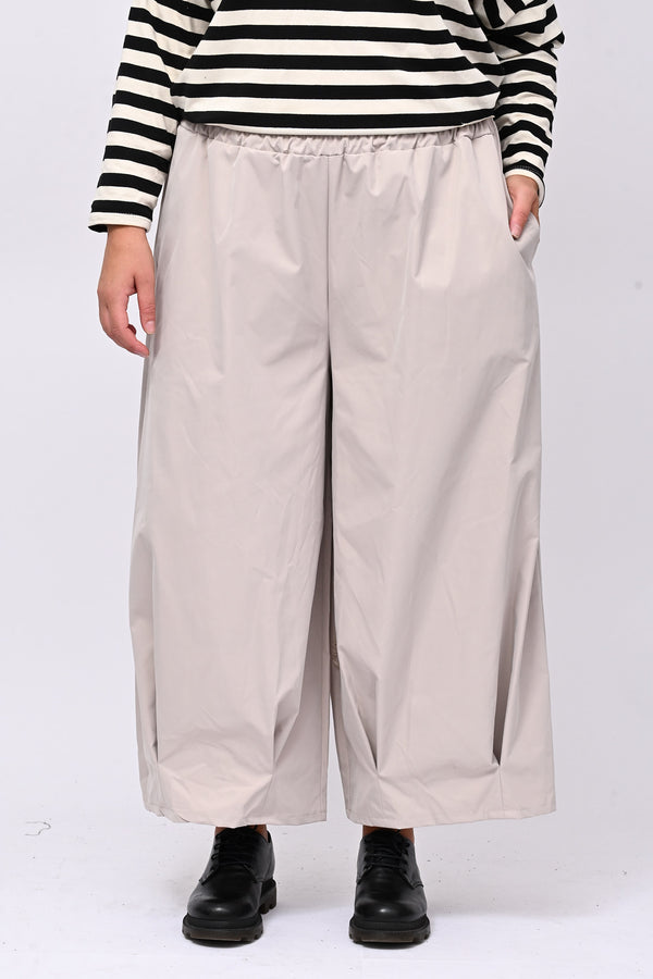 Pantalone tecnico crop - Greige