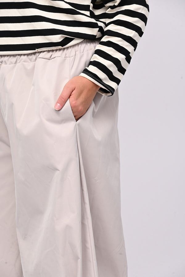Pantalone tecnico crop - Greige