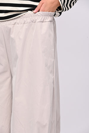 Pantalone tecnico crop - Greige