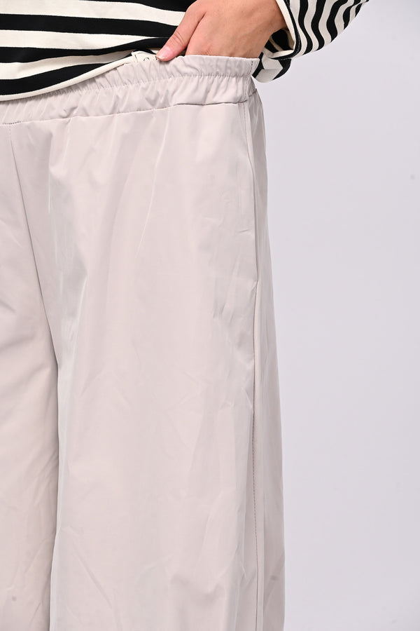 Pantalone tecnico crop - Greige