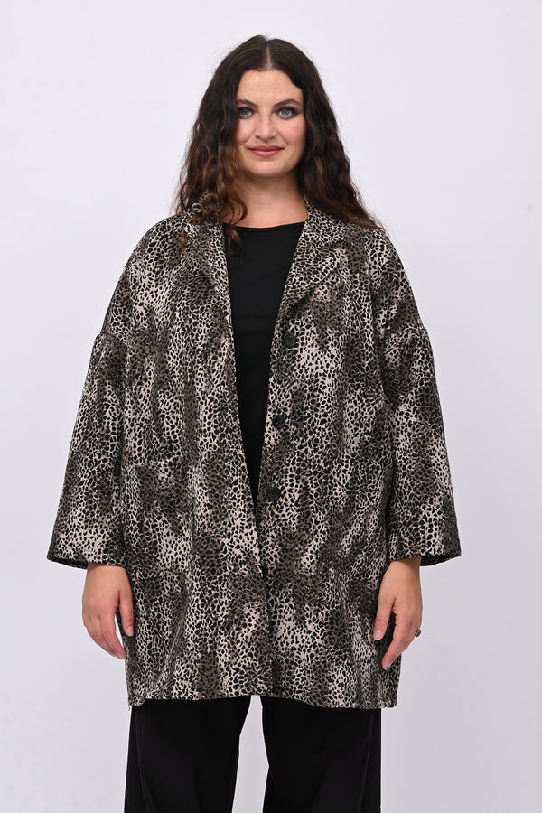 Cappotto over animalier - Moro