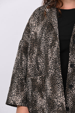 Cappotto over animalier - Moro