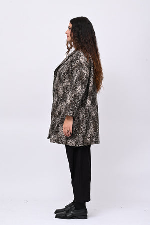 Cappotto over animalier - Moro