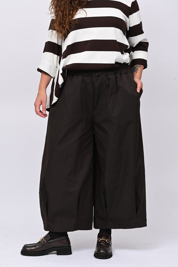 Pantalone tecnico crop - Moro