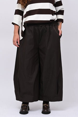 Pantalone tecnico crop - Moro