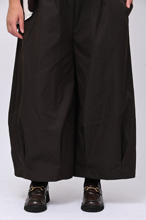 Pantalone tecnico crop - Moro