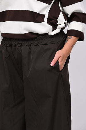 Pantalone tecnico crop - Moro