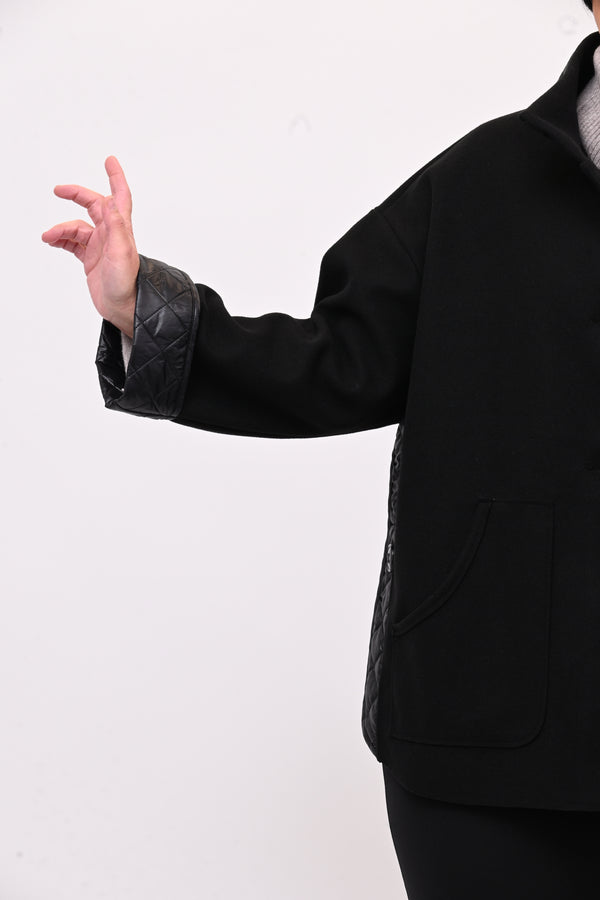 Cappotto inserto piumino - Nero