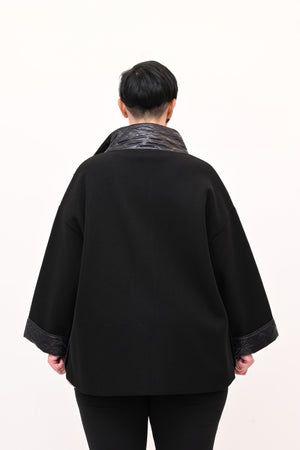 Cappotto inserto piumino - Nero