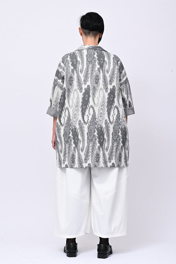 Cappotto jersey cashemire - Bianco