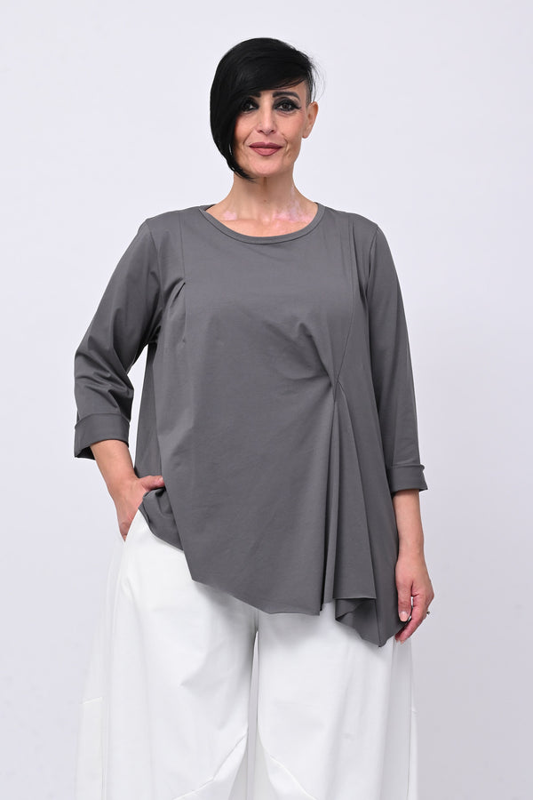 Maglia arriccio punta - Grigio piombo