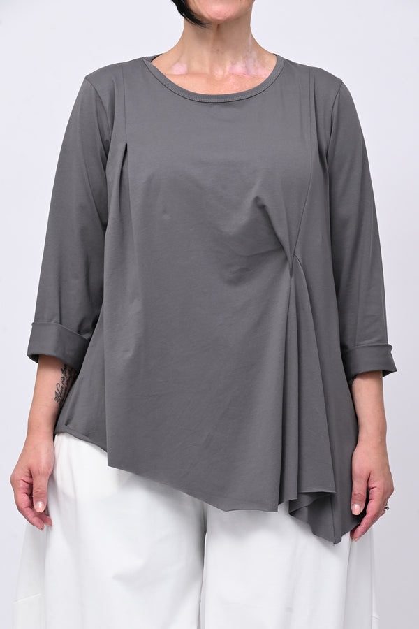 Maglia arriccio punta - Grigio piombo