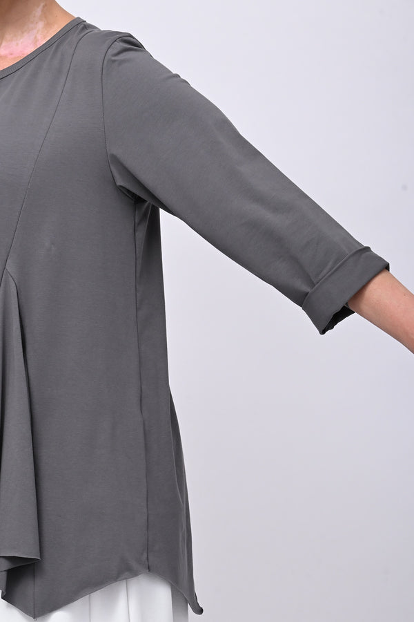 Maglia arriccio punta - Grigio piombo