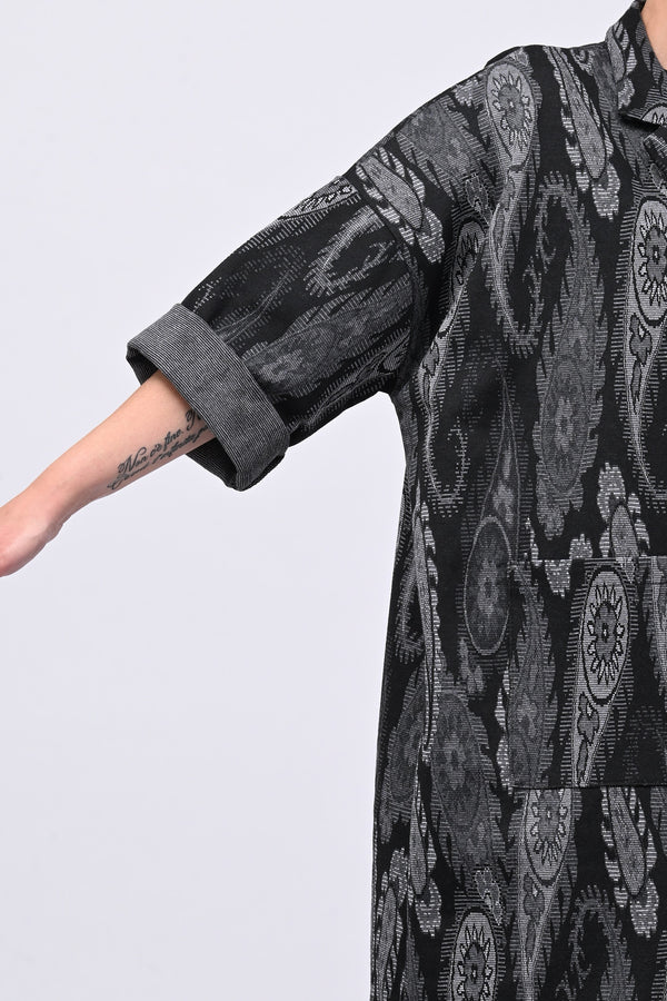 Cappotto jersey cashemire - Nero