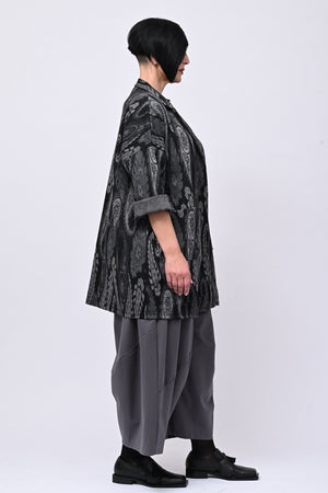 Cappotto jersey cashemire - Nero