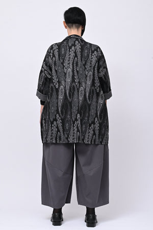 Cappotto jersey cashemire - Nero