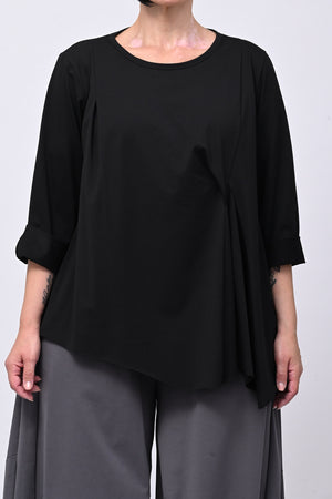 Maglia arriccio punta - Nero