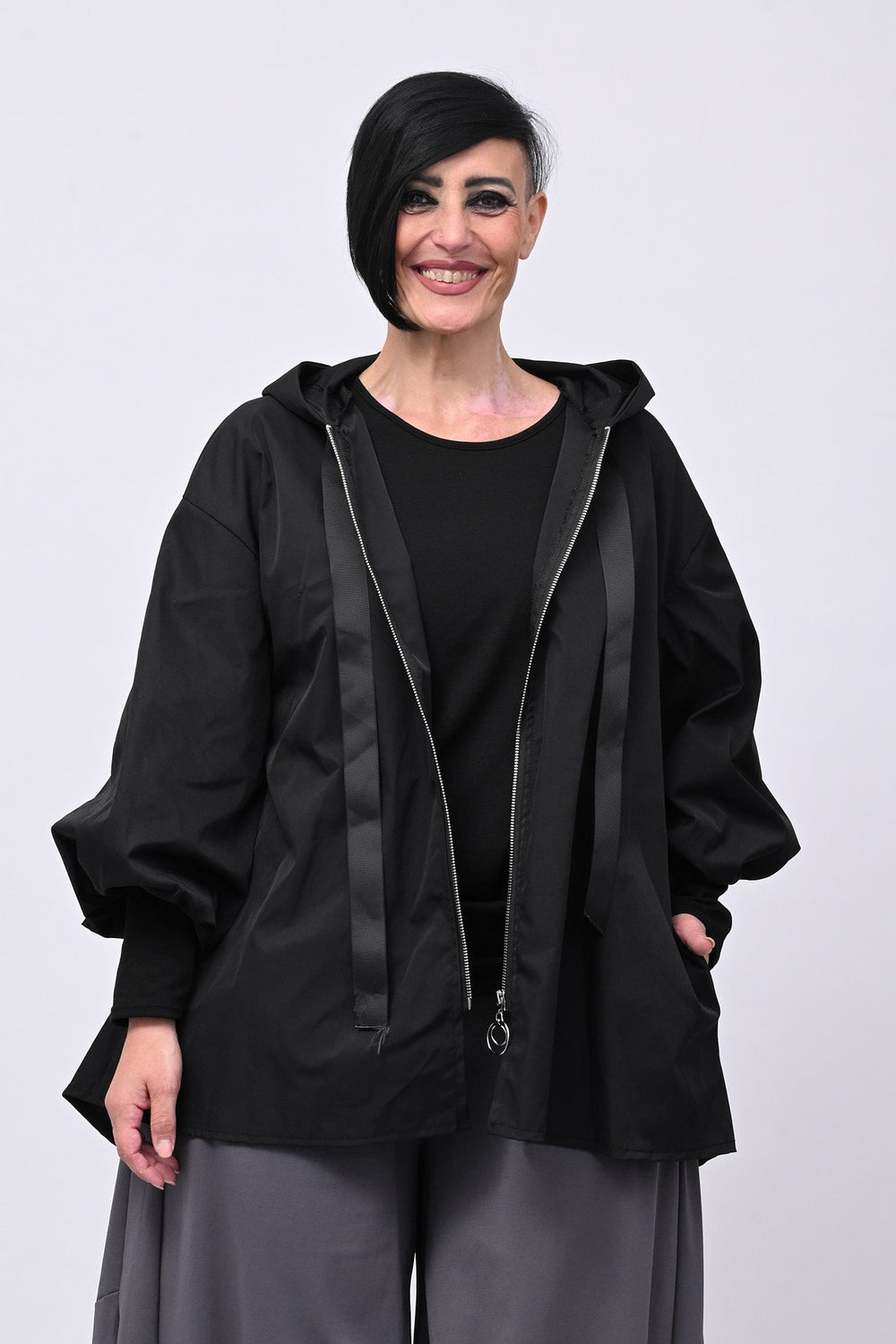Giacca tecnica palloncino - Nero