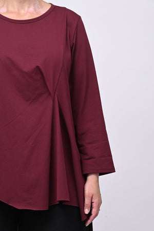 Maglia arriccio punta - Vino