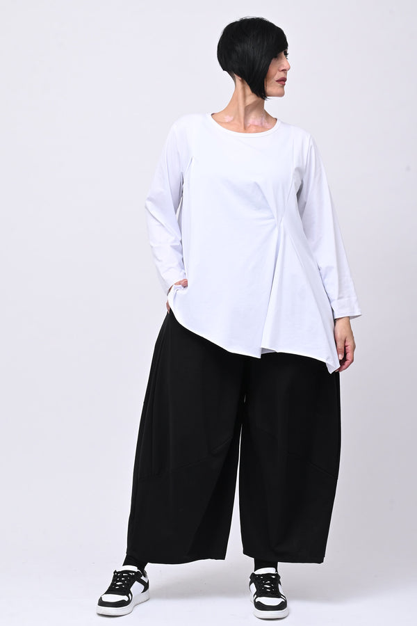 Maglia arriccio punta - Bianco