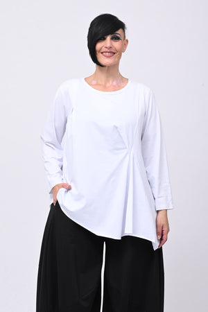 Maglia arriccio punta - Bianco