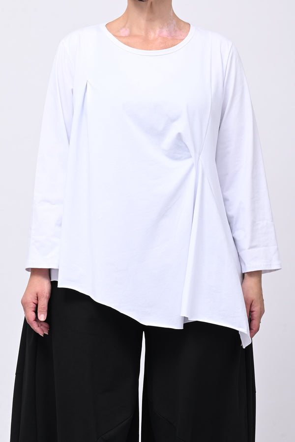 Maglia arriccio punta - Bianco