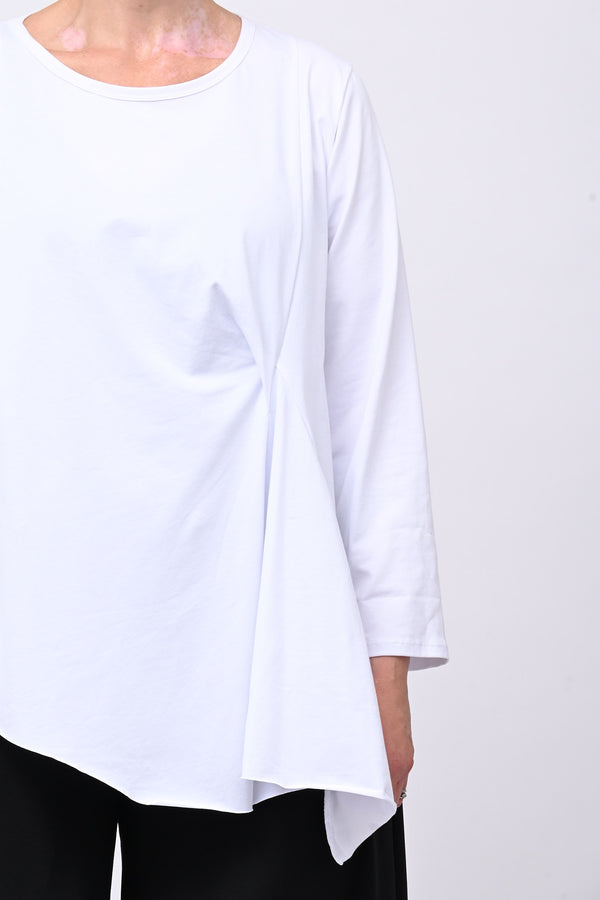 Maglia arriccio punta - Bianco