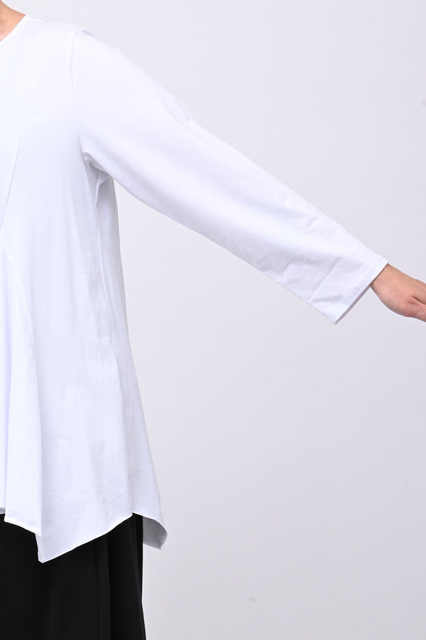 Maglia arriccio punta - Bianco