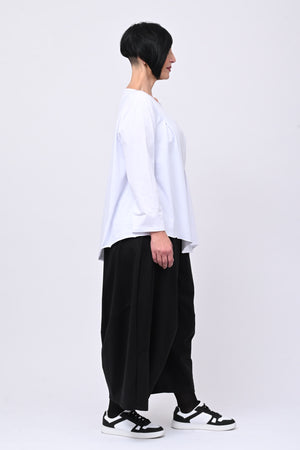 Maglia arriccio punta - Bianco