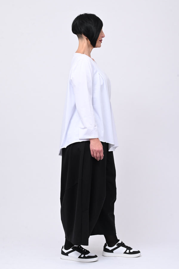 Maglia arriccio punta - Bianco