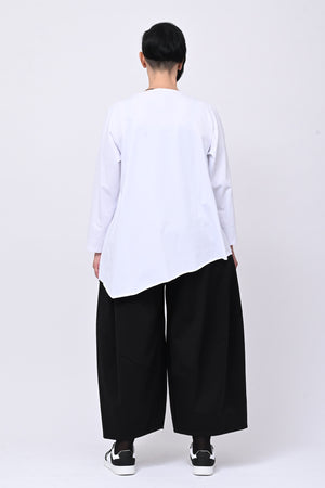 Maglia arriccio punta - Bianco