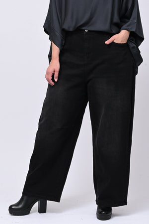 Jeans nero crop - Nero