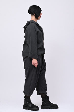 Completo felpa zip - Piombo