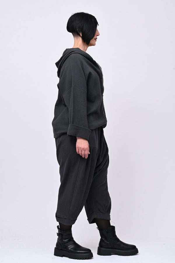 Completo felpa zip - Piombo
