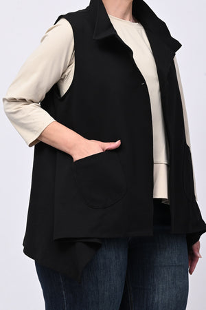 Gillet coreana svasato - Nero
