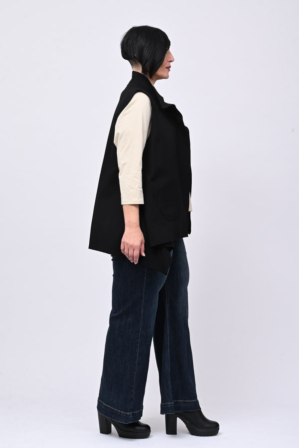 Gillet coreana svasato - Nero